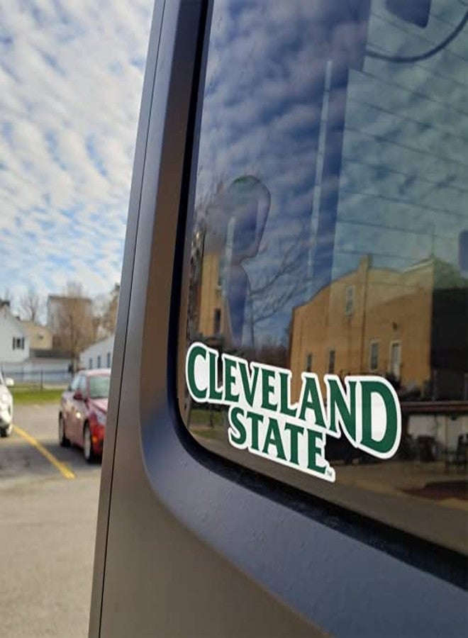 Nudge Printing Cleveland State Sticker CSU Vikings Full Wordmark Logo Premium Heavy-Duty Waterproof Decal for Cars, Windows, Laptops, Water Bottles, and Coolers - Image 3