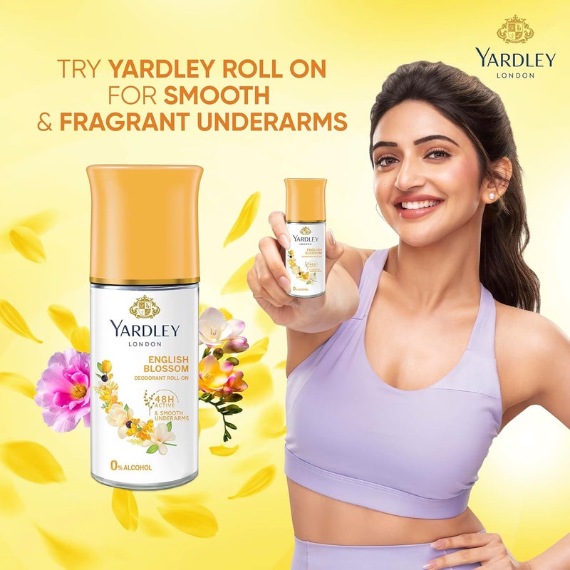 Yardley مزيل العرق رول أون ياردلي لندن إنجليش بلوسوم - 50 مل - Image 3