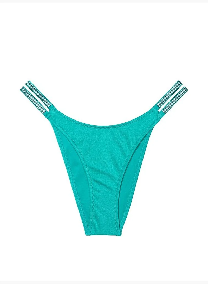 Victoria's Secret Double Shine Strap Brazilian Bikini Bottom