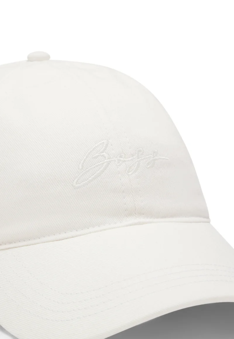BOSS Natural Cotton-twill cap with script logo for Women | Best Price UAE