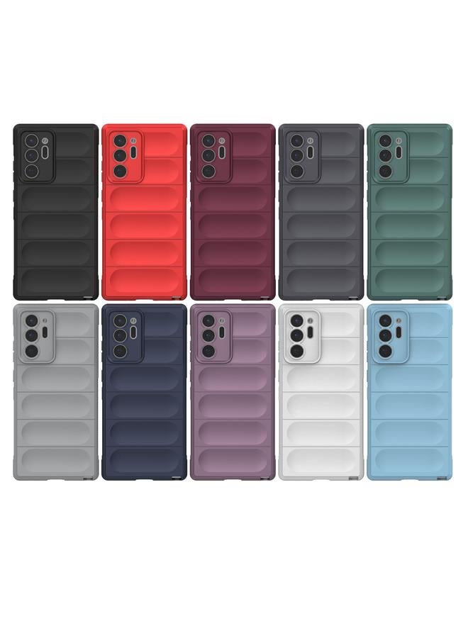 S-TOP Case For Samsung Galaxy Note20 Ultra Magic Shield TPU + Flannel Phone Case - Image 2