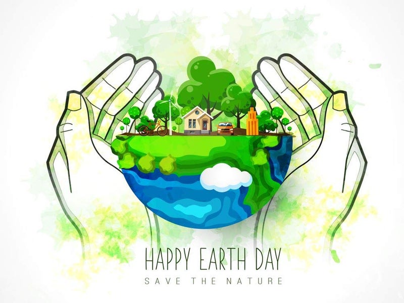 5 Ace happy earth day M sticker poster|save earth|save nature|globar warming|size:12x18 inch|multicolor - Image 4