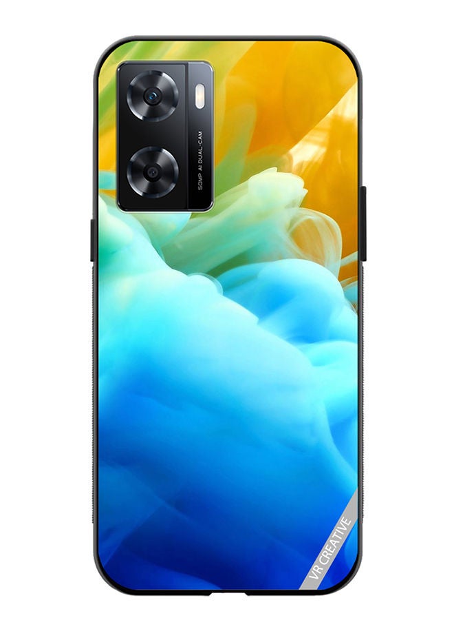 VR CREATIVE غطاء حماية لهاتف OnePlus Nord N20 SE بتصميم ألوان الطبقات متعدد الألوان - Image 1