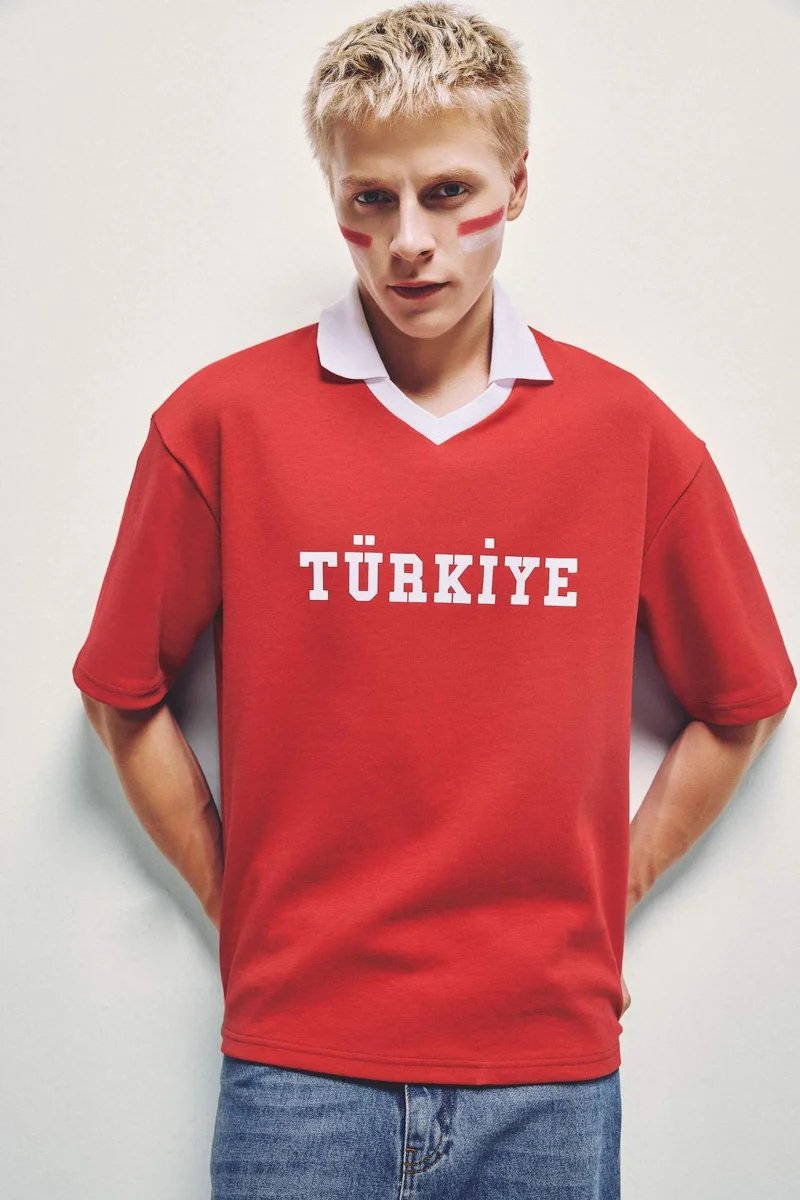 Defacto Boxy Fit Short Sleeve T-Shirt