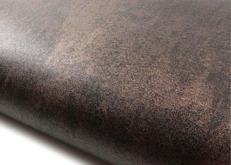 ROSEROSA Peel and Stick Faux Rust Metal SelfAdhesive Wallpaper Door Wrap Countertop Moulding Trim MG265