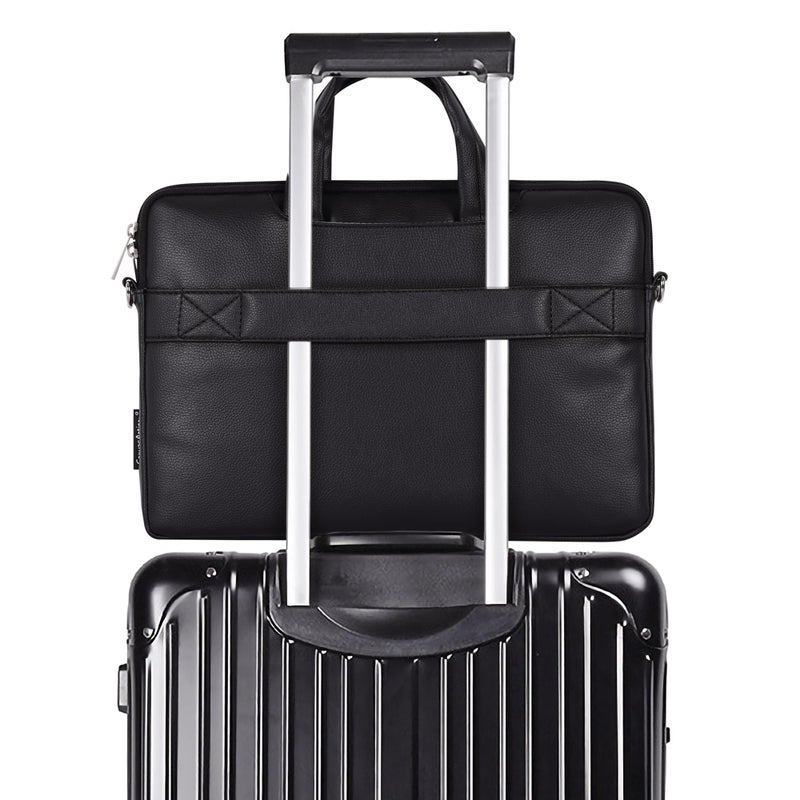 RAHALA Compact and fashionable, the Rahala 14 laptop bag is perfect for students or working women seeking a lightweight and chic laptop solution RS101-Black - Image 5