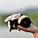 TAMMYFLYFLY Soft Insect Plush Toy Stuffed Bee Animal DollCute Honeybee Plush Doll17cm Bee - Image 2