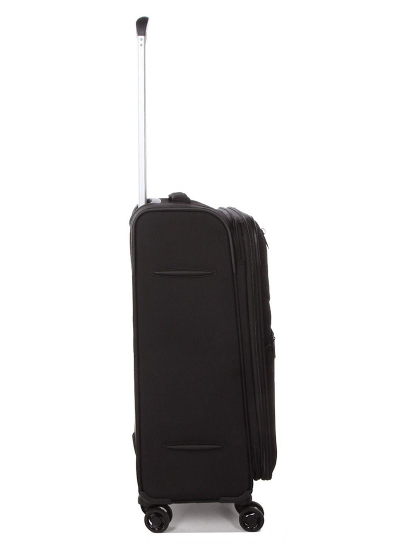 جامب Moorea 2 حقيبة سفر ناعمة قابلة للتوسيع بعجلات 66 سم أسود متوسط - Image 4