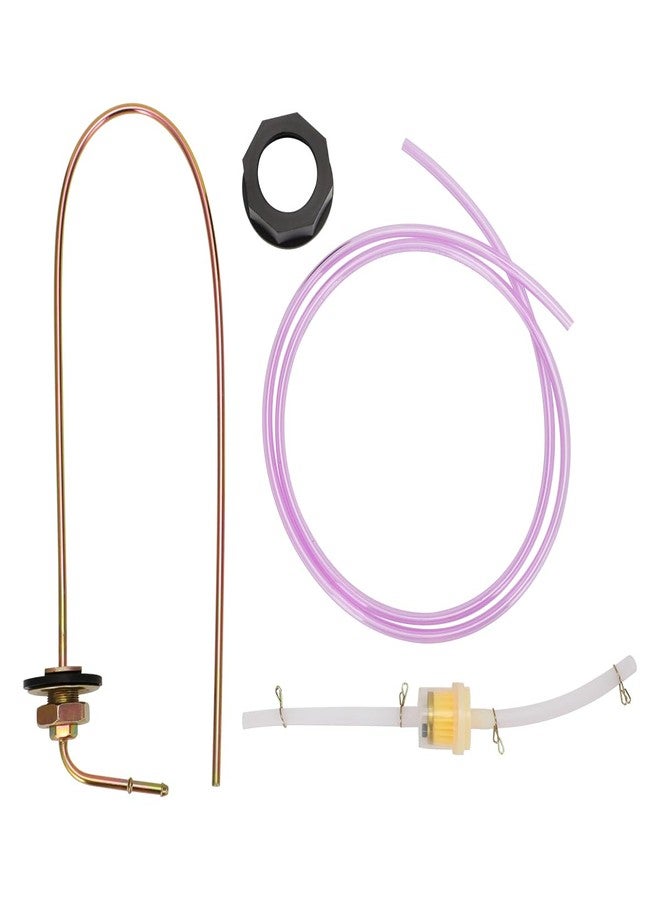 MOTOQUEEN For Diesel Heaters, Extra Capacity Fuel Tank Standpipe Kit, All-Metal Rust-Proof Cap with 36" Tubing & Filter, Extend Runtime 5X - Image 1
