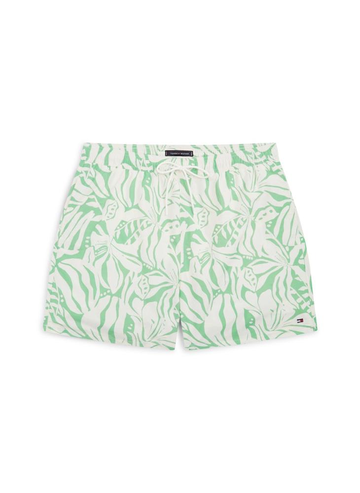 TOMMY HILFIGER Print Mid Length Swim Shorts - Image 5