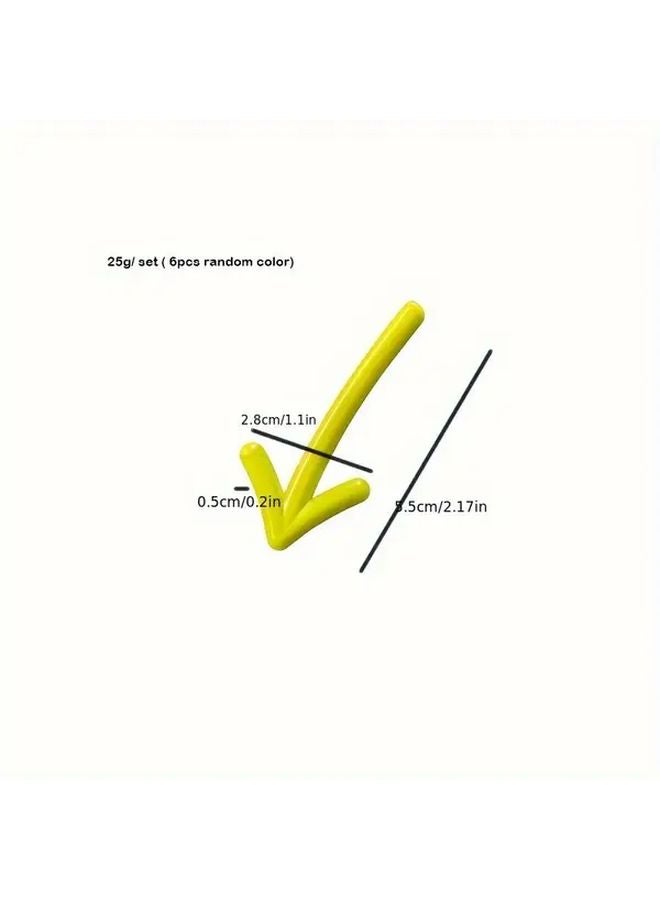 12Pcs 3D Arrow Magnetic Stickers Random Color For Whiteboard Blackboard - Image 2