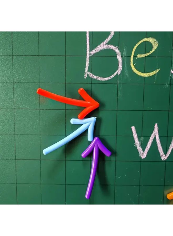 12Pcs 3D Arrow Magnetic Stickers Random Color For Whiteboard Blackboard - Image 1