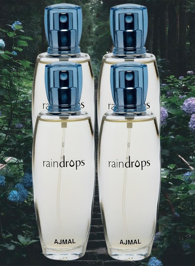 Raindrops 4 Pieces Raindrops Perfume For Women 50ml EDP - Image 1