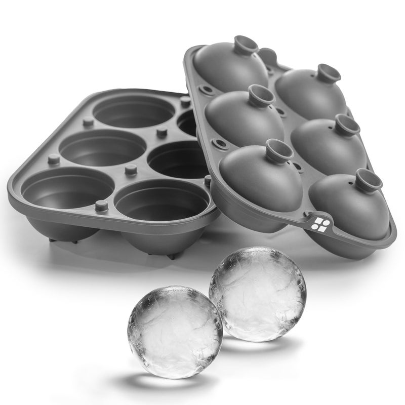 glacio Sphere Ice Mold  Ball Ice Cube Tray for Whiskey SlowMelting 100 Silicone NoPlastic Easy Release Ideal for Gifting and Elevating Cocktails