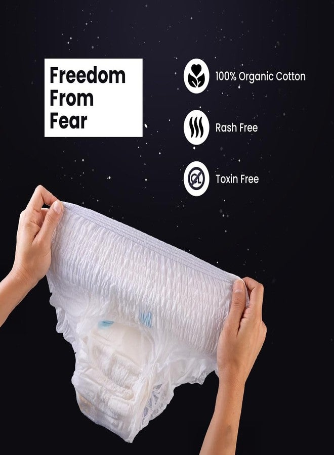 ZOY Disposable Period Panties M-L for Women | 360° Leak-Proof Protection, High Absorbency (Up to 12 Hours), Breathable & Rash-Free | All-in-One Period Underwear for Heavy Flow, Overnight & Postpartum | Pack of 5 - Image 5