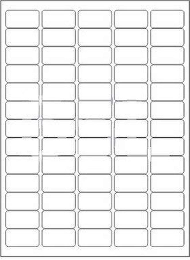 K3 Multi Purpose Self Adhesive Labels (Lable Size 38 x 21 mm, 65 Lable in A4)(Pack of 40 Sheet)