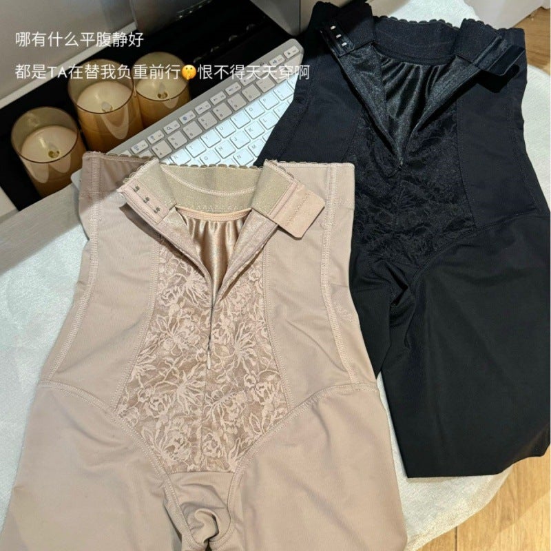 309# Black Branch Chain Buckle T Plastic Barbie Hip Safety Pants Traceless High Waist Breathable Belly Thin Comfortable Ladies Underwear - Image 3