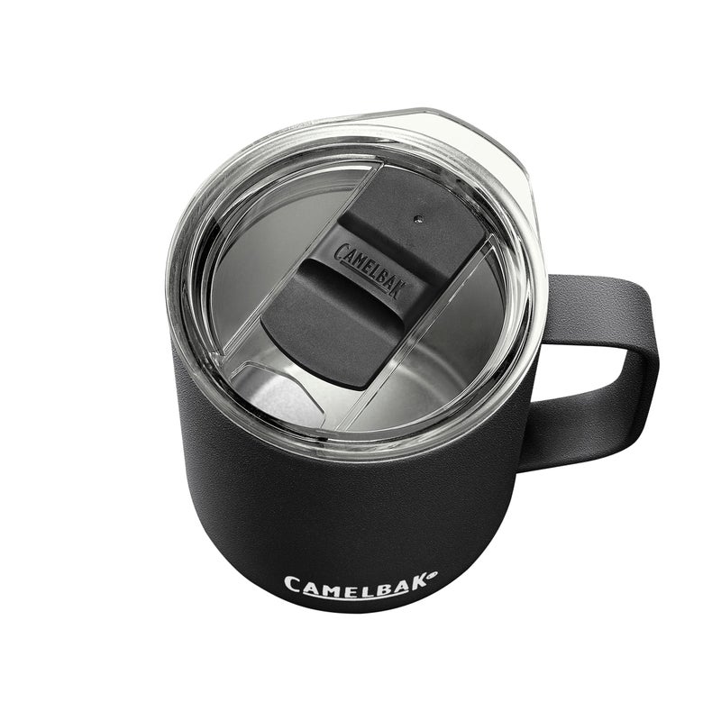 CamelBak Horizon 12oz Camp Mug - Insulated Stainless Steel - Tri-Mode Lid - Black - Image 5