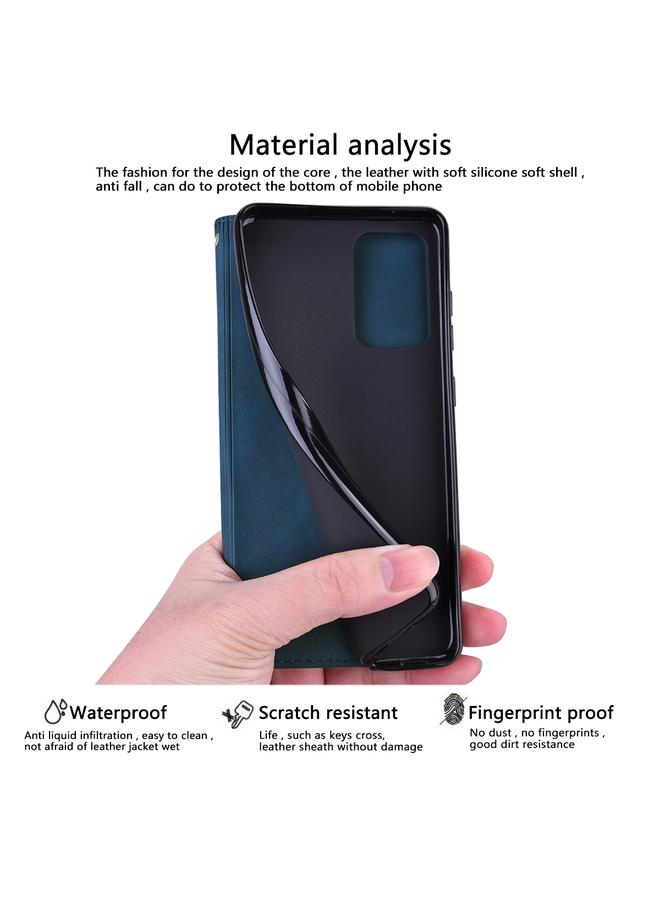 S-TOP Case For Samsung Galaxy A03 164mm Frosted Business Magnetic Flip Leather Phone Case - Image 5