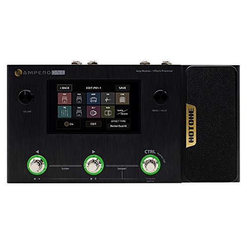 Hotone Ampero One MP-80 Guitar Bass Amp Modeling IR Cabinets Simulation Multi Language Multi-Effects with Expression Pedal Stereo OTG USB Audio Interface - Image 1