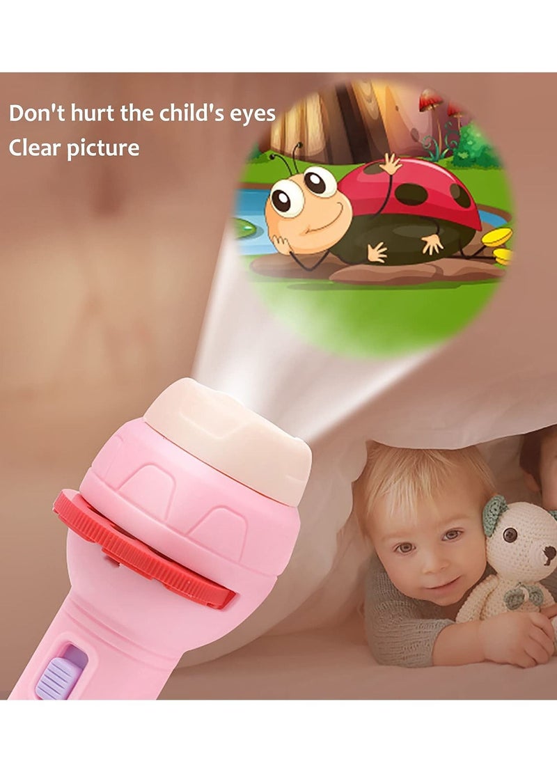 Y&D - 3 Slide Projection Flashlight with 9 Slides, Children's Cognitive Lamp Toy Slides Educational Learning Bedtime Wall Night Light - Image 1