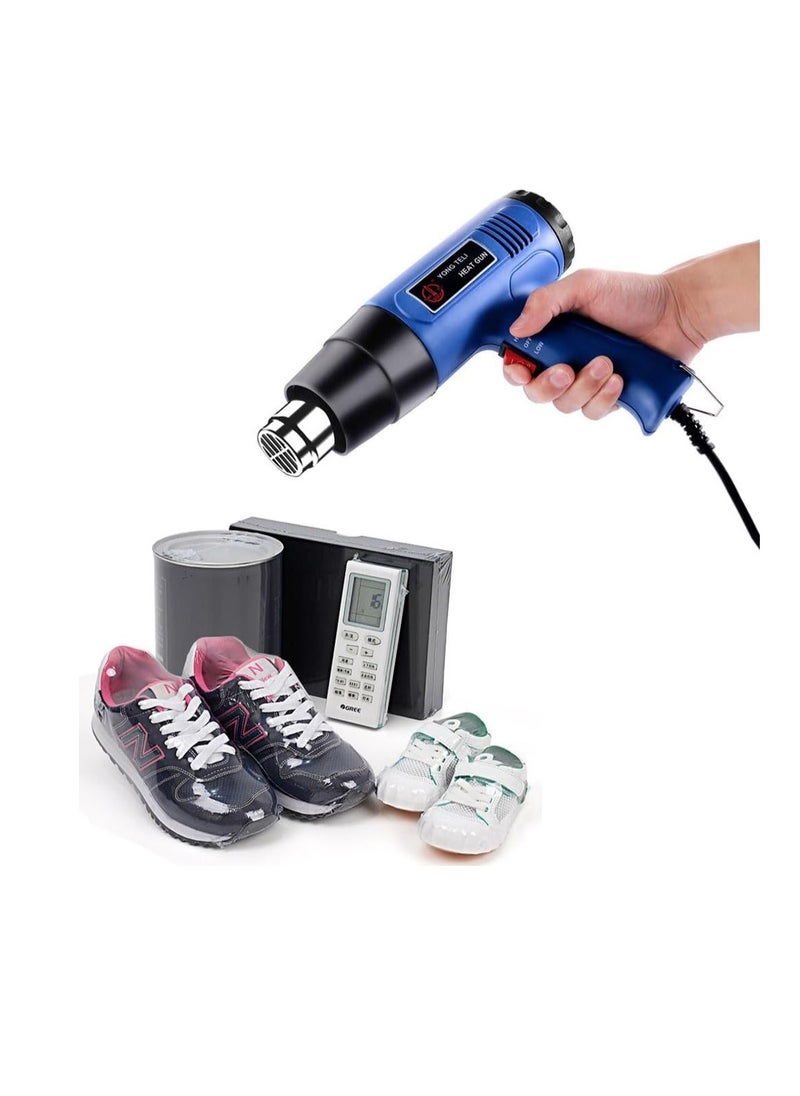 Generic Corded Heat Gun Portable Hot Air Gun 1500W with 2 Temperature Gear for Shrink Wrapping, Industrial Plastic Soldering,Tube Bending,Automotive film,Removing Old Paint Film and Adhesives  - Image 1