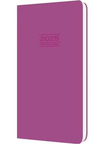 GENC DIJITAL BASKI Sharp 8X16CM Hardcover Weekly Pocket Diary - Pink 600086  - Image 1