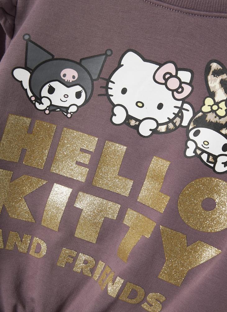 نيم ات كنزة قطنية مطبوعة برقبة دائرية للأطفال - Image 3