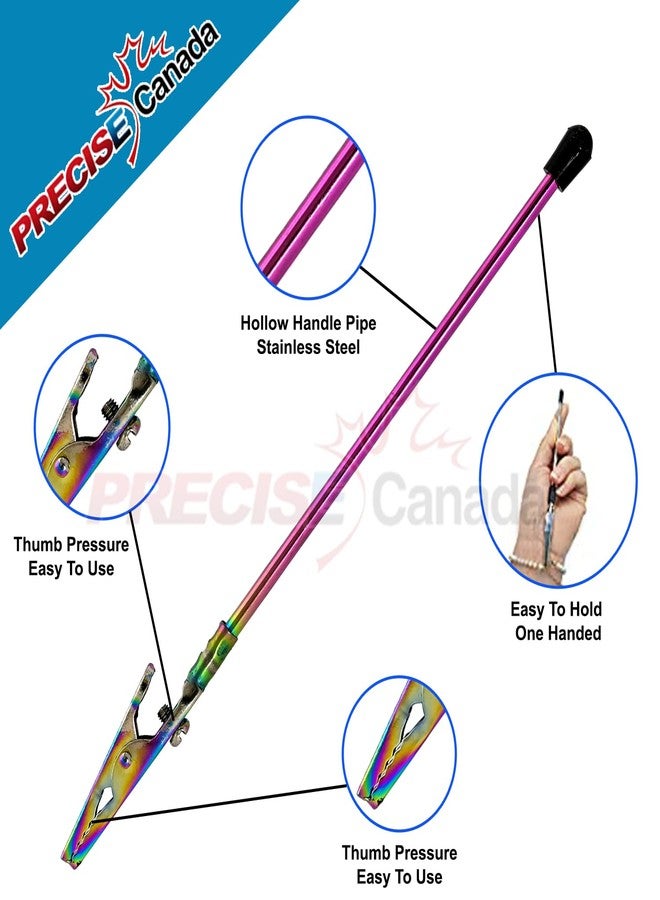 PRECISE CANADA Titanium Bracelet Tool Jewelry Helper- Bracelet Fastener Helper with Watch Clasps & Zipper Pull. Easy Fastener Bracelet Holder, PR-348 - Image 3