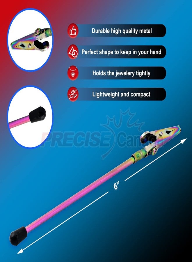 PRECISE CANADA Titanium Bracelet Tool Jewelry Helper- Bracelet Fastener Helper with Watch Clasps & Zipper Pull. Easy Fastener Bracelet Holder, PR-348 - Image 2