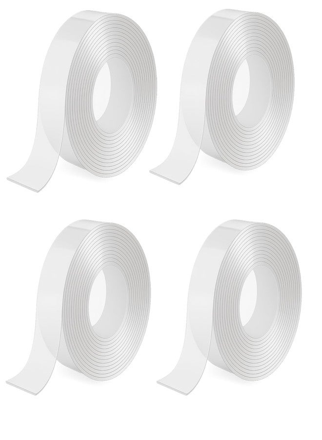 JPPL Nano Tape 3 Meter x 4 Rolls – Heavy Duty Double-Sided Adhesive | Transparent, Removable, Reusable, Waterproof Gel Grip | Multipurpose Mounting Tape for Walls, Kitchen, Office, Bathroom - Image 1