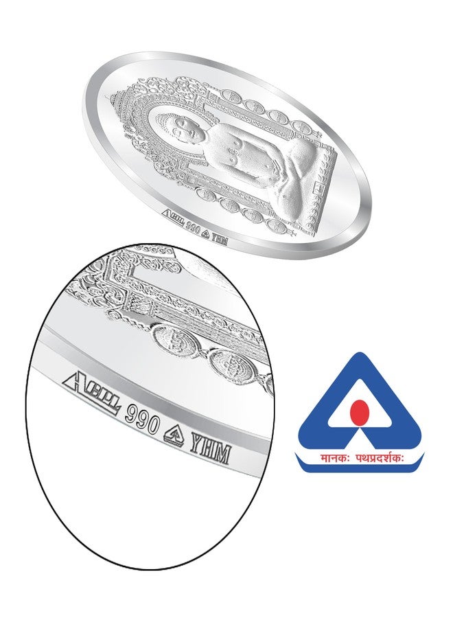 ACPL Precious Moments BIS Hallmarked Silver Coin Mahaveer Ji 10 gm 999 Pure - Image 5