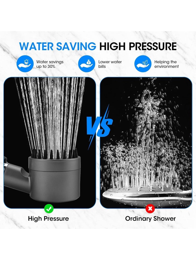Necomi Handheld Shower Head, Removable Shower Head Accessories, 3-Mode Multi-Function Massage Shower Head - Image 3
