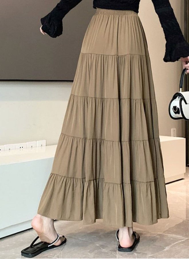 YUNIQEE Flared Maxi Skirt for Women - Image 2