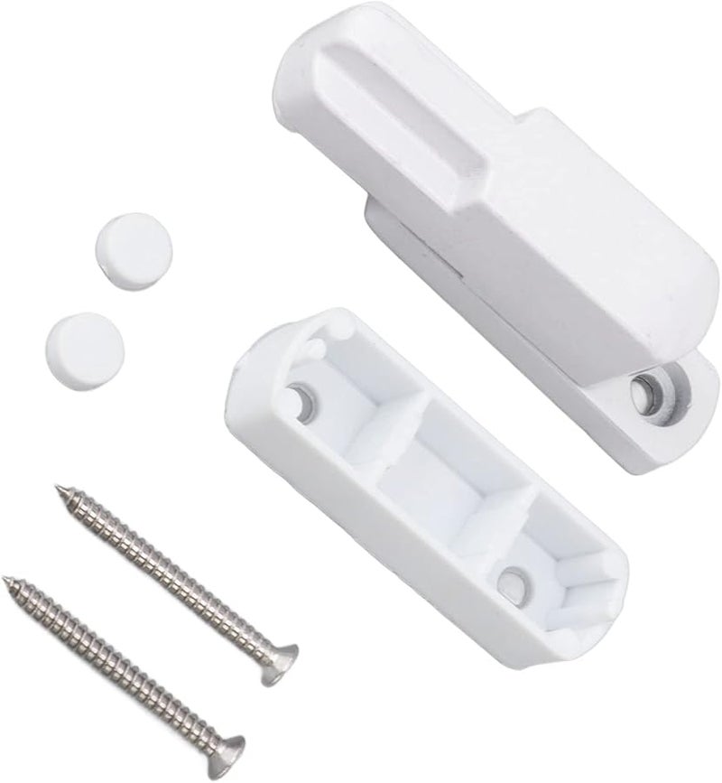 Yosoo T Type Sliding Window Lock Child Safety Aluminum Alloy Sash Latch Secure Closure White - Image 5