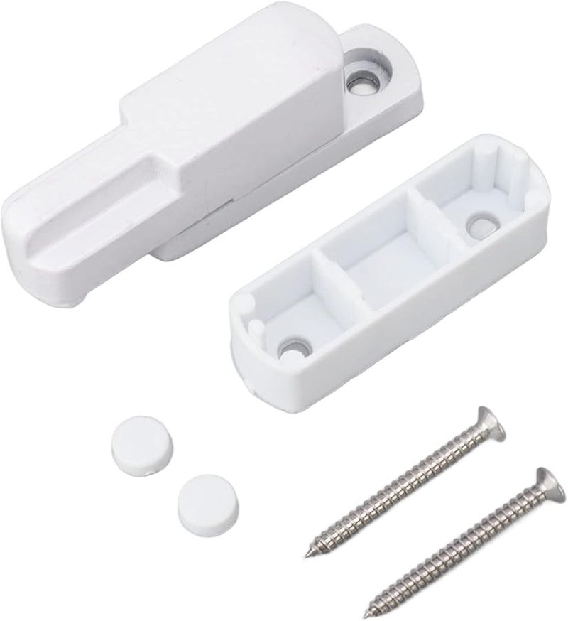 Yosoo T Type Sliding Window Lock Child Safety Aluminum Alloy Sash Latch Secure Closure White - Image 2