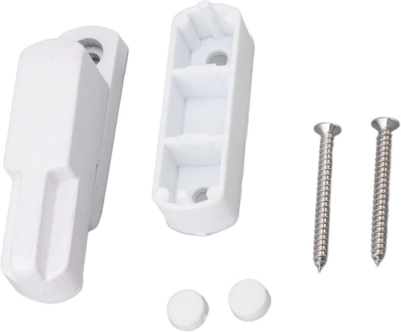Yosoo T Type Sliding Window Lock Child Safety Aluminum Alloy Sash Latch Secure Closure White - Image 4