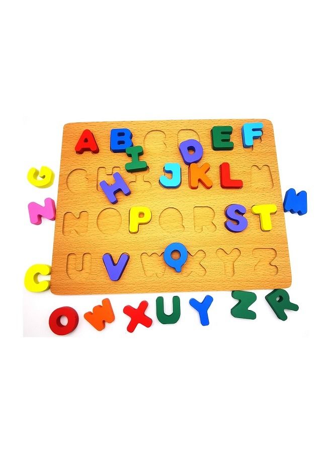 asmat Alphabet Puzzle ABC Jigsaws Chunky Letters Early Learning Toys for Kindergarten and Toddlers - Image 2