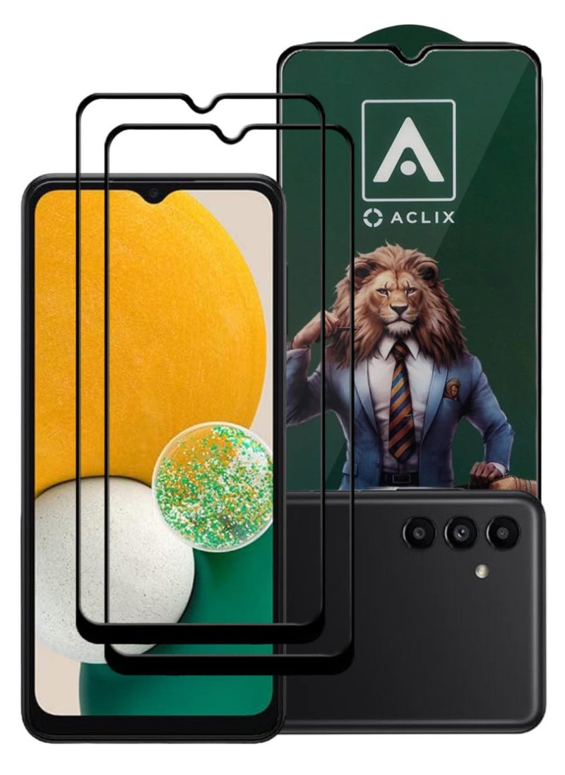 ACLIX 2 Pieces Antistatic ESD Dustproof Premium Quality High Definition Tempered Glass Screen Protector Designed For Samsung Galaxy A13 5G - Image 1