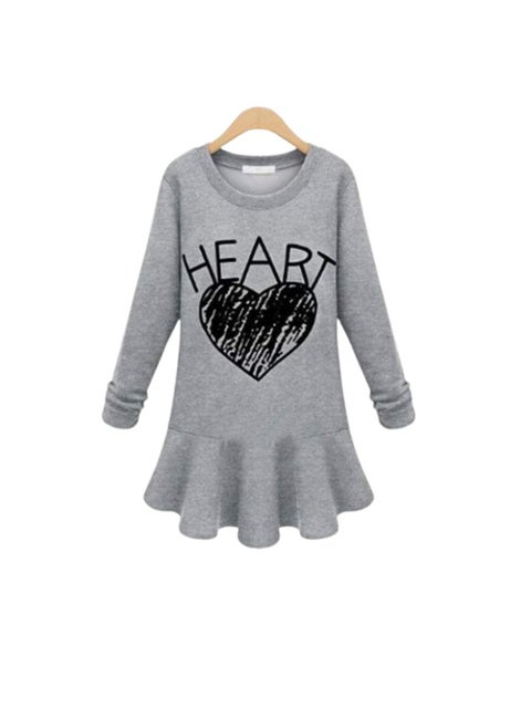 Pure fit cotton pullover from 50 to 60 kilograms, gray