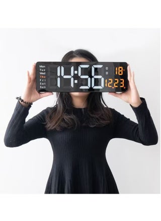 Digital Wall Clock 16.2 Inch Large Display With Remote Control For Living Room Decor, Big Clock with Date Week Temperature - pzsku/ZB185A2AA866B11B70859Z/45/_/1733918228/0ac3424d-0945-4aaa-8281-136e74859466