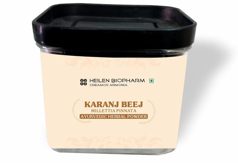 Heilen Biopharm Heilen Biopharm Karanj Beej Millettia pinnata Powder For Skin Nourishment 100 g Pack of 1  - Image 1