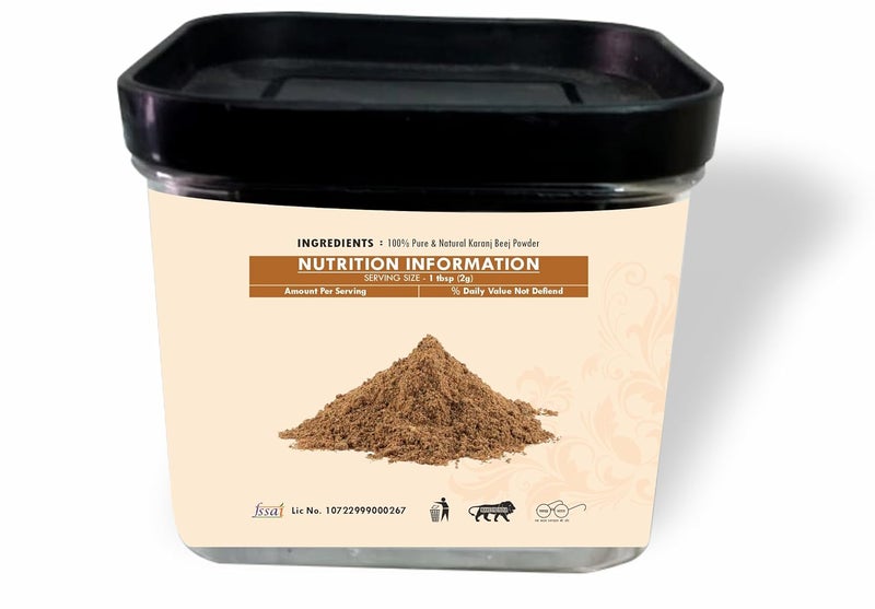 Heilen Biopharm Heilen Biopharm Karanj Beej Millettia pinnata Powder For Skin Nourishment 100 g Pack of 1  - Image 2