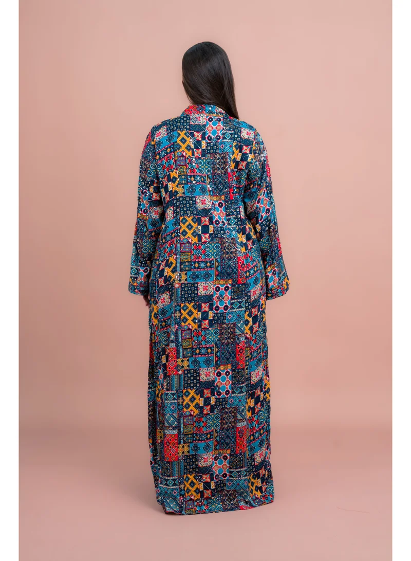 IKKXA Abstract Geometric Maxi