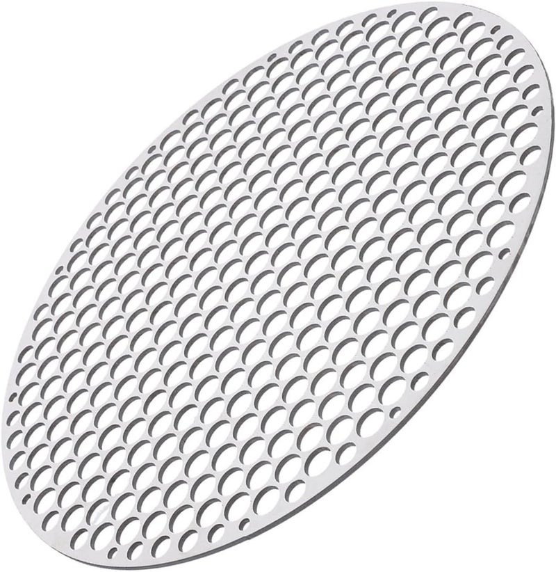 Hemobllo Round Stainless Steel Grill Mesh Bbq Grilling Mat Outdoor Barbecue Equipment Car Grill Mesh Food Cover Net - Image 1