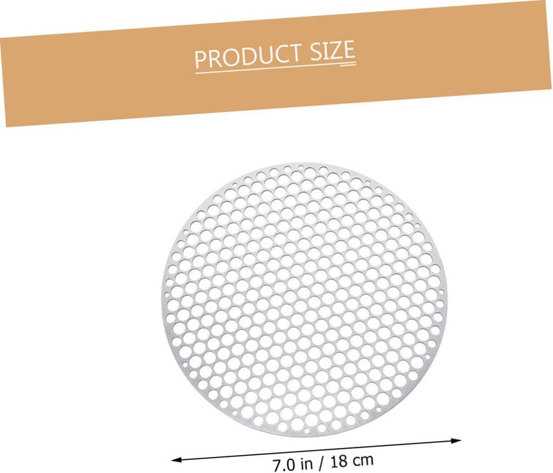 Hemobllo Round Stainless Steel Grill Mesh Bbq Grilling Mat Outdoor Barbecue Equipment Car Grill Mesh Food Cover Net - Image 2