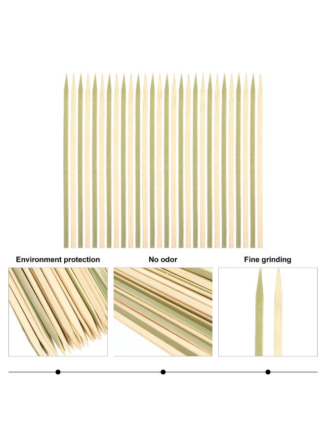 GO2CAMPS Premium Flat Bamboo BBQ Skewers [ 40 Pcs Pack - 30 cm Length ], Barbeque Flat Bamboo sticks Eco-Friendly Grilling Sticks for Camping, BBQ, Kebabs, Roasting Wooden Skewers for Outdoor Cooking and BBQ Events - Image 3