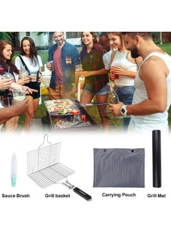 GO2CAMPS GO2CAMPS Barbeque Flat Bamboo Stick 50-Pieces Set, 45 cm x 9.0 cm Size  - Image 3