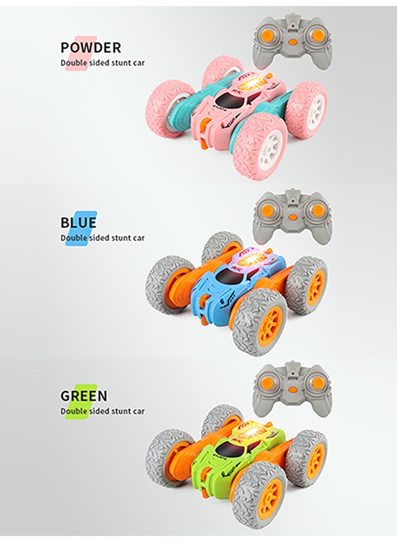 Super Stunt High-Speed Racing Double-Sided 4WD 360 Degree Flipping Rotating 2.4 GHz Remote Control Rechargeable Stunt Car - Image 3
