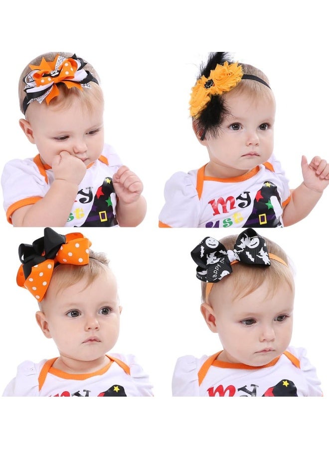 GTGJ Baby Headbands Hair Wraps Cute Bows Fashion Dress-Up Dance Accessory Newborn Girl Birthday Gift - Image 1